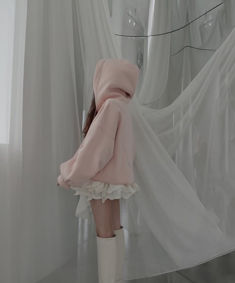 フリーレングスハートフーディ /Free-Length Heart Hoodie
