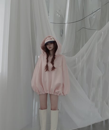 フリーレングスハートフーディ /Free-Length Heart Hoodie
