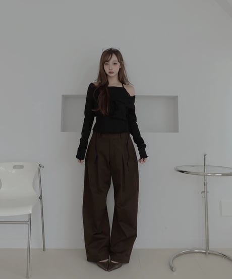リボントップ&カーディガンセット / Ribbon Top & Cardigan Set