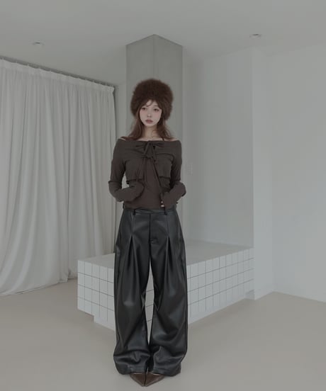 リボントップ&カーディガンセット / Ribbon Top & Cardigan Set