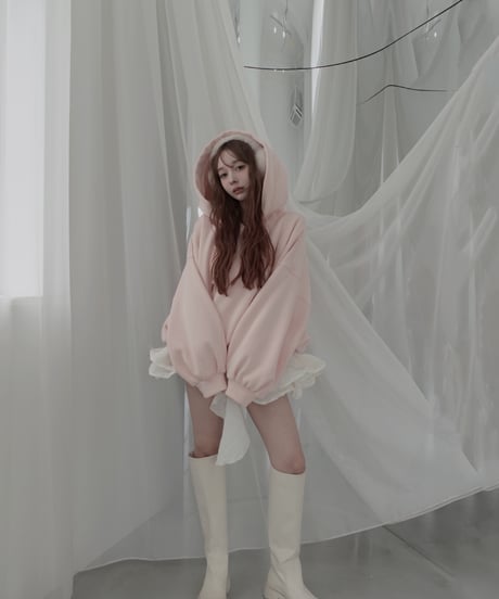 ［Vanilla］リップルフリルチュニックドレス / Ripple Frill Tunic Dress