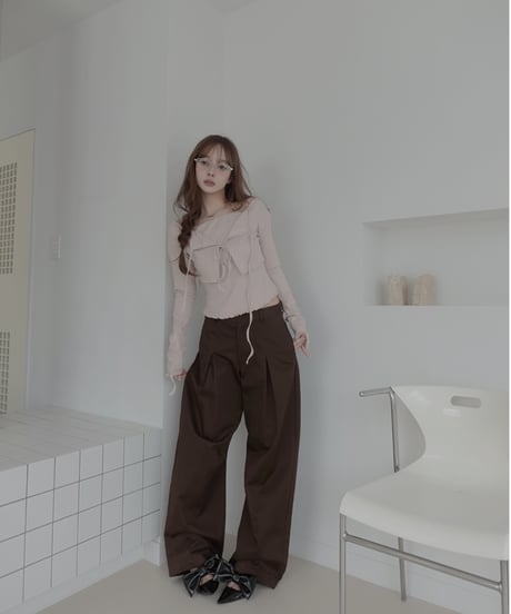 ボリュームタックバレルパンツ / Volume Tuck Barrel Pants