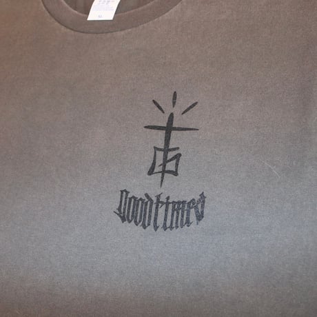 GOODTIMES ORIGINALS: ROSE Tシャツ　ビンテージグレー/ブラック
