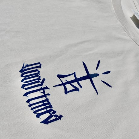 GOODTIMES ORIGINALS: KANZASHI CROWN GIRL Tシャツ  グレージュ/ネイビー