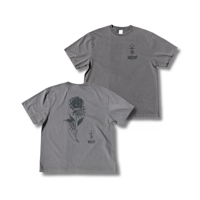 GOODTIMES ORIGINALS: ROSE Tシャツ　ビンテージグレー/ブラック