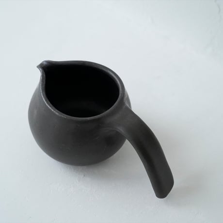 馬場勝文　45　黒釉　コーヒードリッパー　ピッチャー単品