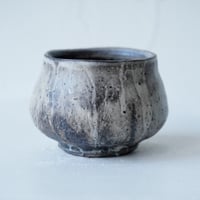 馬場勝文　3-A　荒土（粉引）　しおげ茶碗  　大