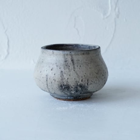馬場勝文　3-D　荒土（粉引）　しおげ茶碗  　大