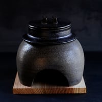 NO.17　大杉康伸　かまどはん（1合炊き）　黒マット・黒