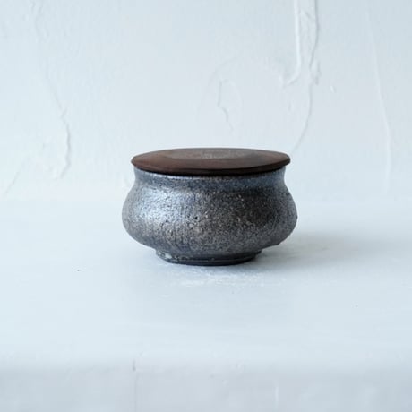 馬場勝文　163-B　荒土　木の蓋物