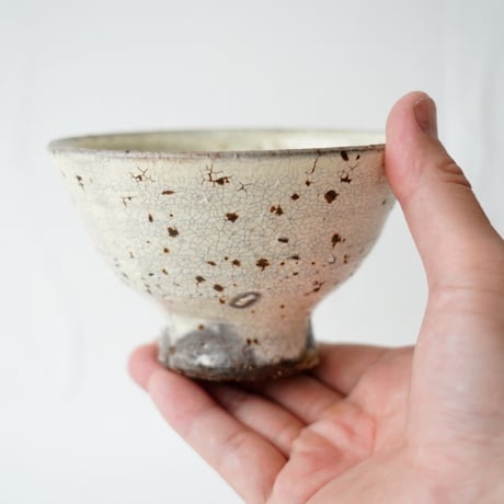 梅本尋司　U50-4　粉青粉引茶碗