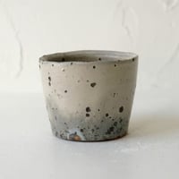 馬場勝文　9-A　荒土（粉引）　切立カップ
