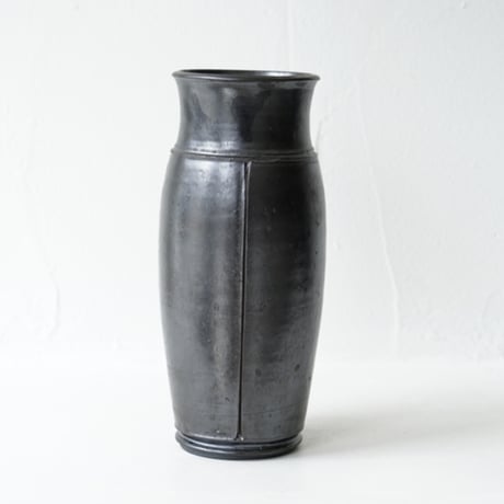 濱中史朗　49　花器　オイルレザー