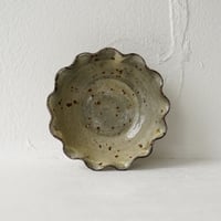 梅本尋司　U71-1　粉青フリル４寸鉢