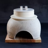 NO.25　大杉康伸　かまどはん（1合炊き）　白マット・白