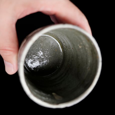 梅本尋司　U49-5　粉青掻落蓮華文カップ