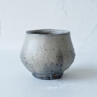 馬場勝文　2-C　荒土（粉引）　しおげ小湯呑