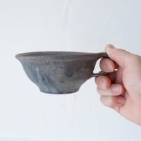 馬場勝文　131-F　ラスター釉　スープカップ