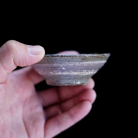 梅本尋司　U43-2　三島手針突文平杯