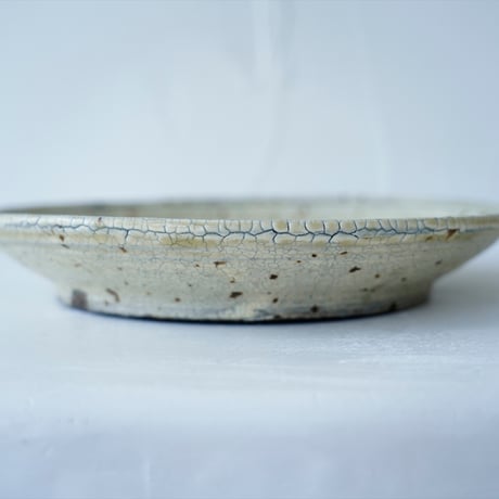 梅本尋司　U66-1　粉青掻落魚文8寸皿