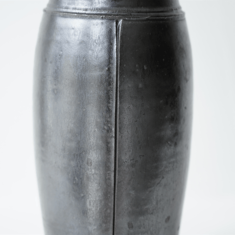 濱中史朗　49　花器　オイルレザー