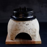 NO.11　大杉康伸　かまどはん（1合炊き）　艶黒・シャビー