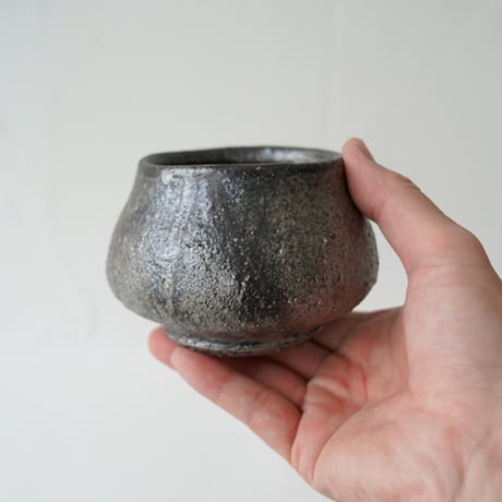 馬場勝文　4-A　荒土　しおげ茶碗  　大