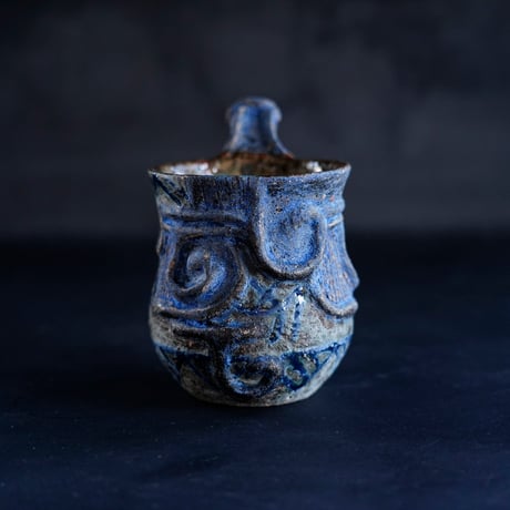 梅本尋司　U33-2　出土釉ブリコラージュマグカップ　縄文‐弥生