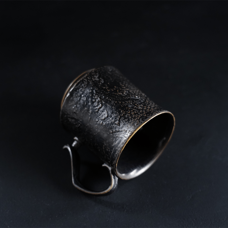 濱中史朗　黒天目金筋ぐい呑み 濱中史朗 黒天目金筋ぐい呑み 濱中史朗 黒天目金筋ぐい呑み 濱中史朗