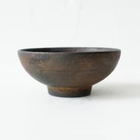 NO.52-B　   芳賀稔　埋め焼き黒飯碗