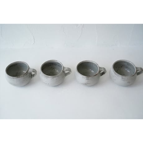 馬場勝文　49-A　刷毛目 　 スープカップ　※個体差あり