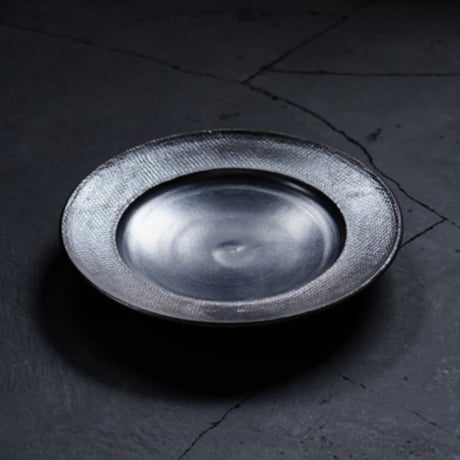 濱中史朗　45　リム皿　オイルレザー
