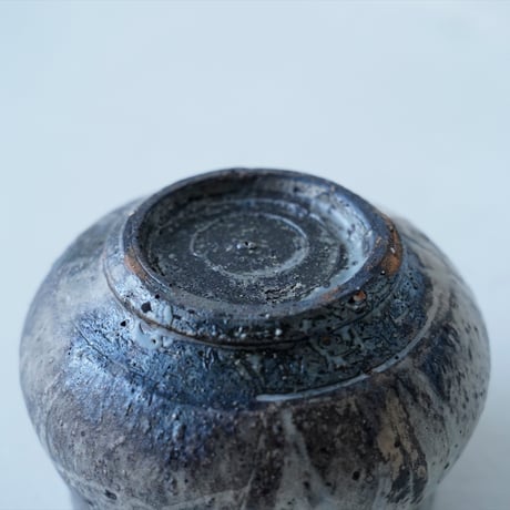 馬場勝文　3-C　荒土（粉引）　しおげ茶碗  　大