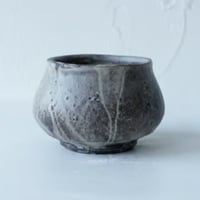 馬場勝文　3-B　荒土（粉引）　しおげ茶碗  　大