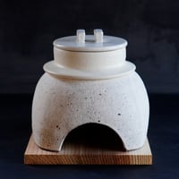 NO.19　大杉康伸　かまどはん（1合炊き）　白マット・白