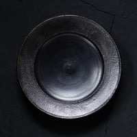 濱中史朗　45　リム皿　オイルレザー