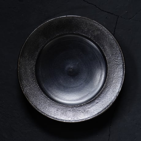 濱中史朗　45　リム皿　オイルレザー