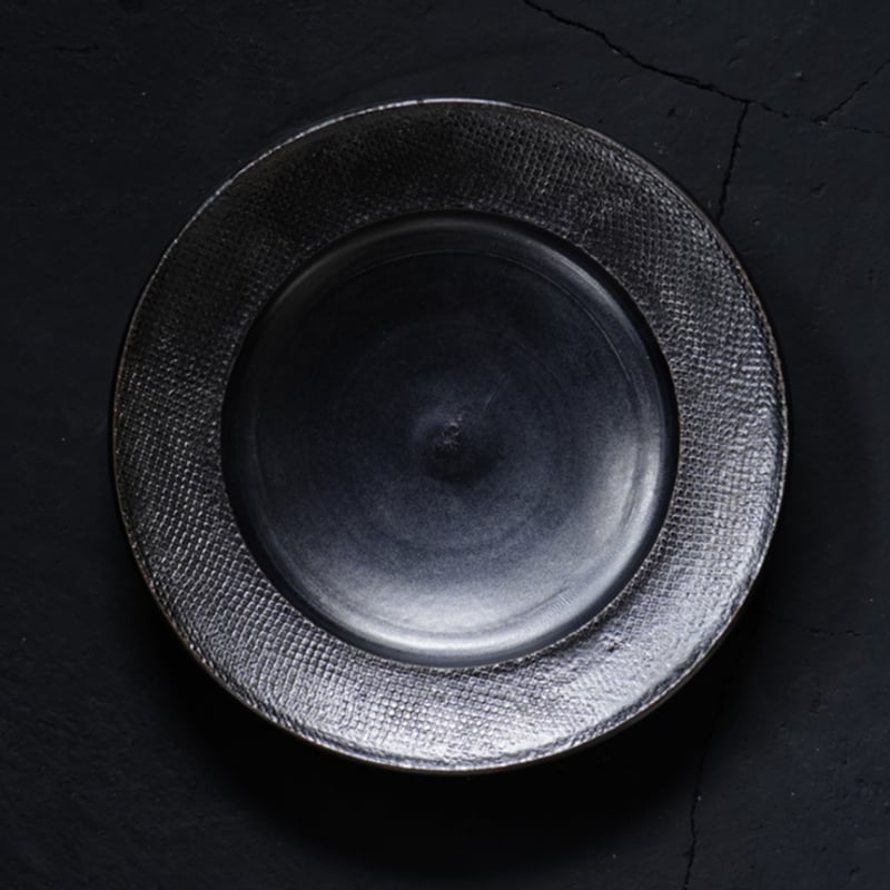 濱中史朗 45 リム皿 オイルレザー | JIBITA