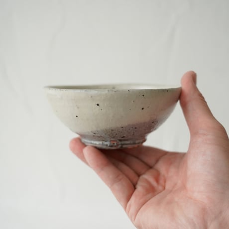 馬場勝文　13-B　荒土（粉引）ごはん茶碗　小