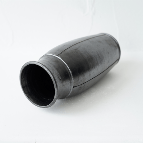 濱中史朗　49　花器　オイルレザー