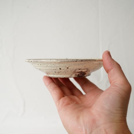 梅本尋司　U53-3　粉青粉引リム５寸皿