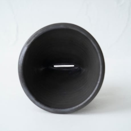 馬場勝文　46　黒釉　コーヒードリッパー　ドリッパー単品