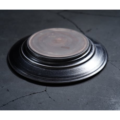 濱中史朗　45　リム皿　オイルレザー