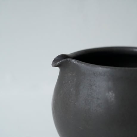 馬場勝文　45　黒釉　コーヒードリッパー　ピッチャー単品