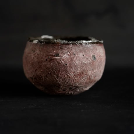 梅本尋司　U34-1　円筒印章文カップ