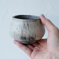 馬場勝文　3-D　荒土（粉引）　しおげ茶碗  　大