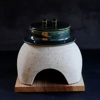 NO.15　大杉康伸　かまどはん（1合炊き）　緑・白