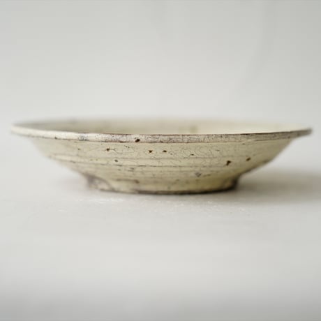 梅本尋司　U53-3　粉青粉引リム５寸皿