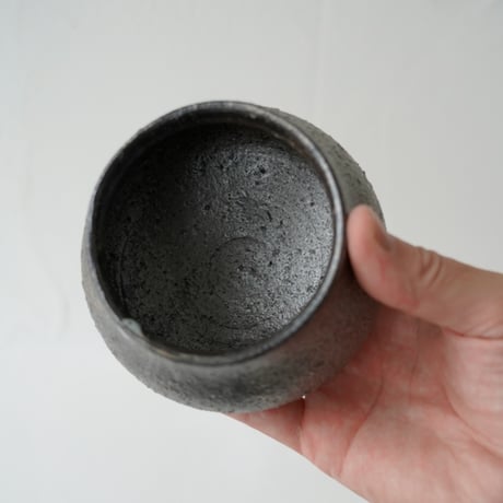 馬場勝文　4-A　荒土　しおげ茶碗  　大