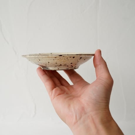 梅本尋司　U53-1　粉青粉引リム５寸皿